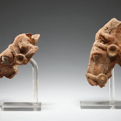 Two Fragments of Horses' Heads
