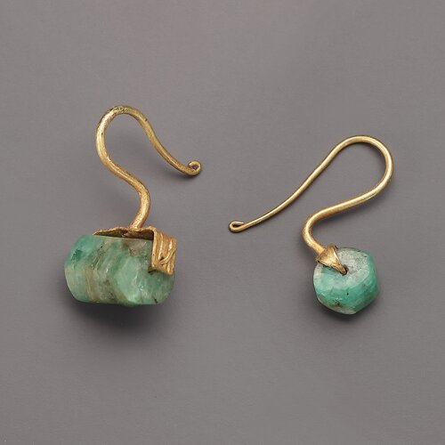 A Pair of Emerald Earrings