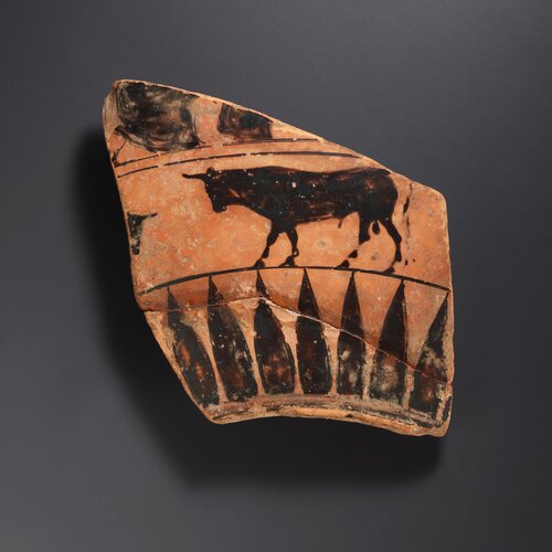 Fragment with Frieze of Bulls