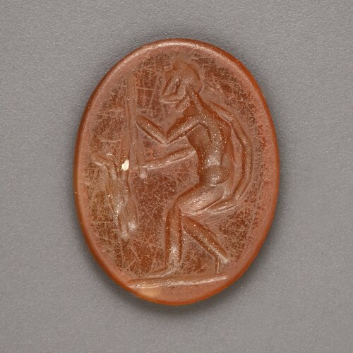An Intaglio with a Peasant