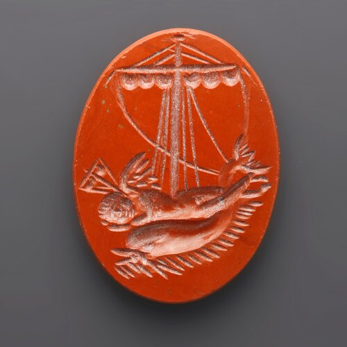 An Intaglio with Eros and Dolphin