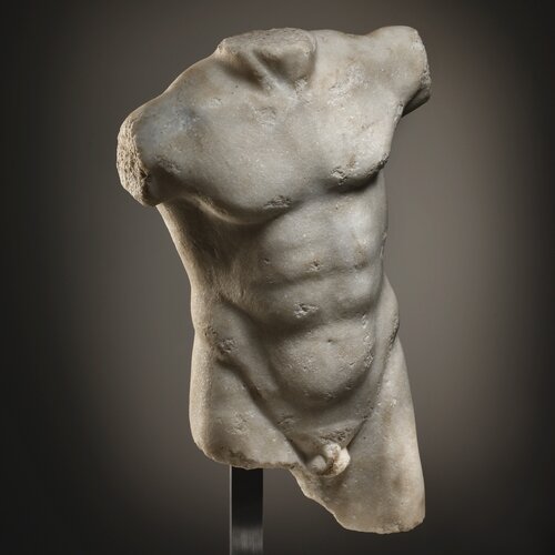 A Male Torso, possibly of a Warrior