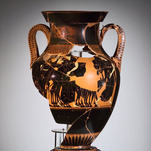 A Black-figure Amphora Type A, Attributed to the Leagros Group