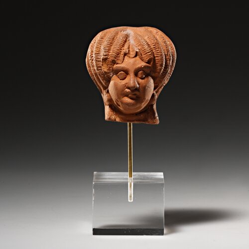 A Head of a Woman with Elaborate Coiffure