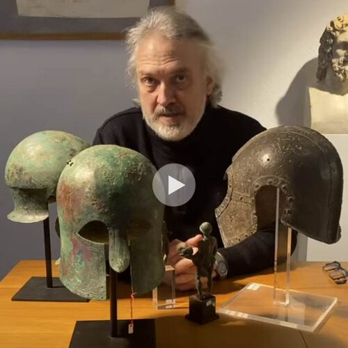 David Cahn discusses a series of helmets, and two unusual bronzes 12.2.2021